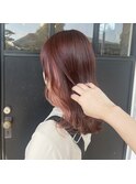 #インナーカラー #インナーピンク #ピンクブラウン