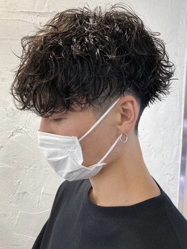 フィフス 栄(fifth) ツイストスパイラルパーマメンズマッシュ波巻きスパイラルパーマ