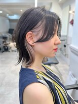 グラフ 銀座(GRAFF)&nbsp;くびレイヤーエモージュ前髪ミディアムボブインナー