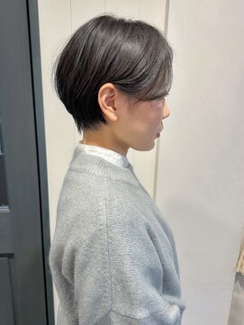 レトン 銀座(leton) 丸みショート/黒髪/大人ショート/似合わせカット
