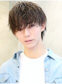 ツーブロックマッシュ流行束感爽やか無造作ソフトツイスト