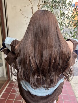 アン(Hair make un) シアブラウンカラー