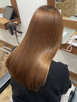 ココロヘアー 中島店(Cocolo hair)の写真/【髪質改善×酸性ストレート】本格的な髪質改善で今まで感じたことのないような髪の柔らかさと艶を実現★