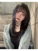 【Anli】レイヤーカット×コバルトブルー