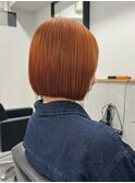切りっぱなしボブミニボブぱつっとボブハイトーンボブ/ショート