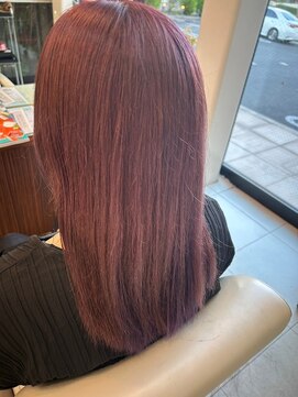 ヘアーアンドエステ ハラダ 滝ノ水店(Hair&Esthe Harada) 艶髪カラー/ショコラブラウン/髪質改善