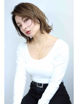 ヘアーゼロ 南新町(HAIR ZERO) 外ハネミディアム