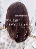 大人上品レイヤー/髪質改善/酸性ストレート/20代～50代