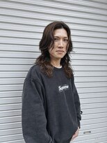 レガシーヘアーデザイン(Legacy hair design) Kazu × メンズロングヘア　ロングパーマ　ラフウェーブ