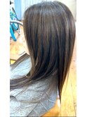 函館/グレージュ/透明感/つや髪/大人髪/ハイライト