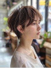 エレノア スパアンドトリートメント 千葉店(Eleanor spa&treatment) ハンサムショート×透明感カラー