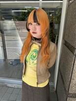 ティント 梅田(Tint)&nbsp;【TOMOKI】オレンジデザイン/レイヤーカット《大阪梅田駅》