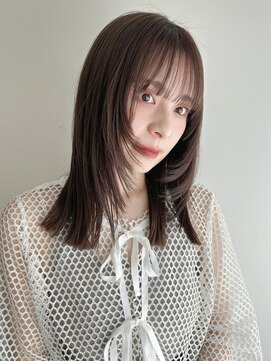 ローネス(LONESS) レイヤーカット  顔周りレイヤー　ミディアムレイヤー