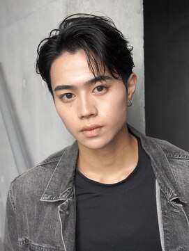 レタッチ バイ フィフス 銀座(RETOUCH by fifth) 銀座フェザーパーマシャドウパーマパーマセンターパートマッシュ