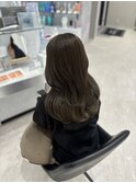 ブリーチなしオリーブグレージュ
