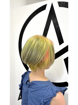 アルケム 学芸大学(AlChem) 【Hana指名】色落ち使ってオンブレピンクとネモキン[ハイトーン]