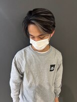 キング 高槻(K!ng)&nbsp;ハイライトカラーミルクティーベージュレイヤーカット