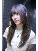 アマトウキョウ アユンチェ(AMA TOKYO×AYUNCHE)&nbsp;ルーツデザインカラー×ロングウルフレイヤー