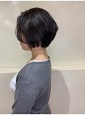 丸みショートボブ