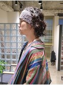 メンズミディアムパーマ