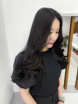 イオエ 心斎橋(ioe) ブリーチなしカラー/髪質改善/ミルクティーベージュ/小顔へア