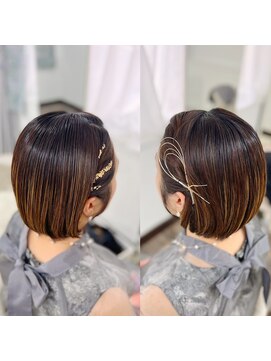 W’d BELL品川駅前店 ヘアセット/ヘアメイク/ヘアアレンジ/着付け専門店 ショートアレンジ