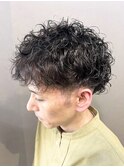 メンズカット・ツイストスパイラルパーマ