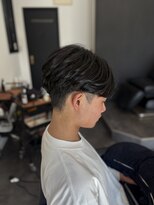 キートゥー(Key to)&nbsp;カットだけでつくる韓国風フェザーマッシュ