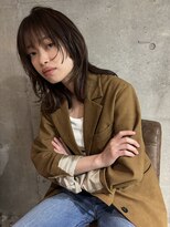 ルーフ 町田店(LUFE)&nbsp;ミディアムレイヤー×ダークグレージュ