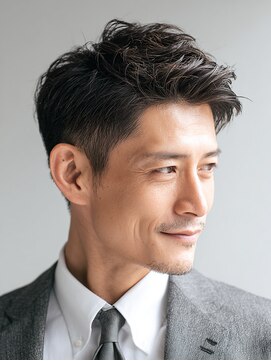 ヘアーモードキクチ 日本橋三越前店 ナチュラルメンズショート