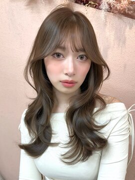 ユニ 表参道(uni) 10代20代30代/韓国風くびれレイヤーカット/ヨシンモリエギョモリ