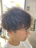 アッベリーレ(A'bbellire)&nbsp;清潔感◎ナチュラル波巻きパーマ×ツーブロック