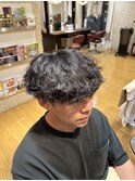 ぷりぷりの波巻きパーマ！