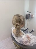 サイドクラゲ/梅田ヘアセット
