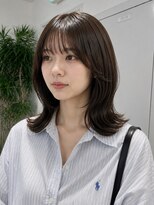 フォト イケブクロ(foto IKEBUKURO)&nbsp;結べるミディアムレイヤー/大人ミディアム/くびれヘア