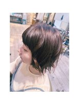 ヒラソル(girasol)&nbsp;軽やかボブ／高濃度水素カラー／ラベンダーカラー