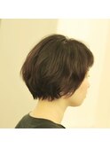 ひし形パーマショートボブ30代40代50代【恵比寿KIMIDORI】