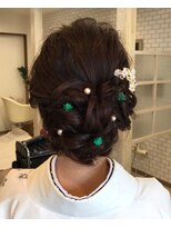 美容室 フルール(fleur)&nbsp;袴×ハートアレンジスタイル♪