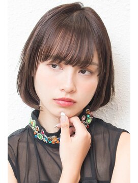 モニカ 西宮北口(Monica) 大人かわいい伸ばしかけグレージュナチュラルボブ