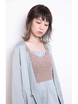 マウロア(MAULOA) 【MAULOA】ニュアンス変わる3Dカラー ウルフレイヤー 外ハネ