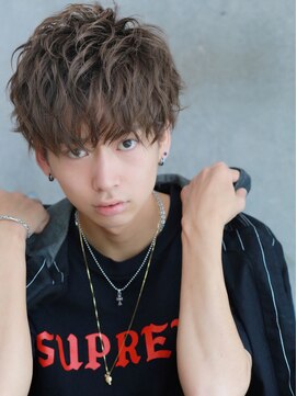 リップス 池袋(LIPPS) スパイラルパーマショートレイヤーソフトツーブロックマッシュ