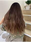 ナチュラルバレイヤージュ