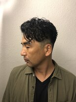 プレミアムバーバー 銀座店(PREMIUM BARBER produce by HIRO GINZA)&nbsp;パーマ＋フェードスタイル