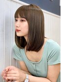 .美髪つや自然なストレート