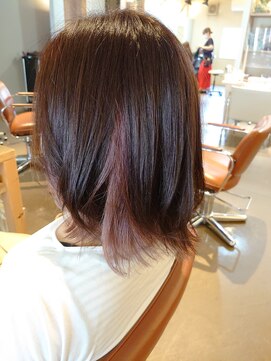 シザーズ(scissors) インナーカラーピンクパープル