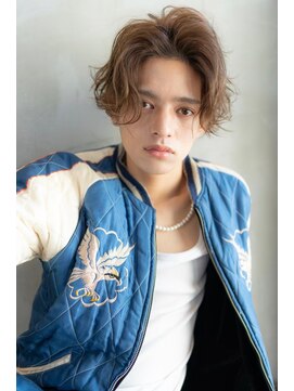 オースティン 門前仲町(AUSTIN) AUSTIN☆外ハネボブアッシュブラウンネオウルフツイストパーマ