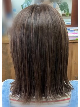 リンク ヘアデザイン(Link hair design) 切りぱなしのミディアム