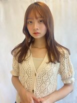 ネオリーブニコ 大井町店(Neolive Nico) 顔周りレイヤースタイル　ストレートヘア