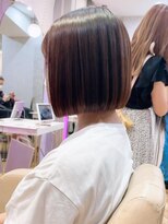 リール 銀座(R'EEL) 地下風ボブ×グレーアッシュ