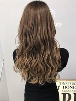 グラム 岡崎南店(gram)&nbsp;ベージュ＿ハイライト＿バレイヤージュ＿ギャル９５